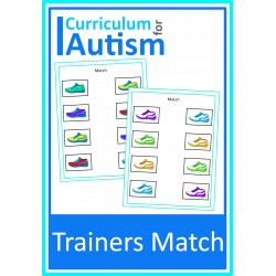 Trainers Picture Matching Write & Wipe Activity